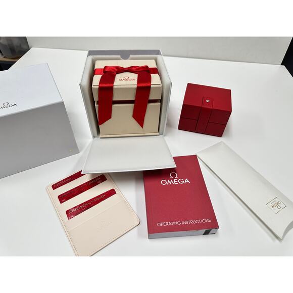 Omega DE VILLE MINI TRÉSOR Women's Diamond Watch 26 MM, Steel on Toile De Jouy - Picture 5 of 16